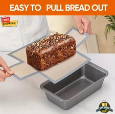 Silicone Bread Loaf Pan – Nonstick Reusable Baking Mold, Heat Resistant