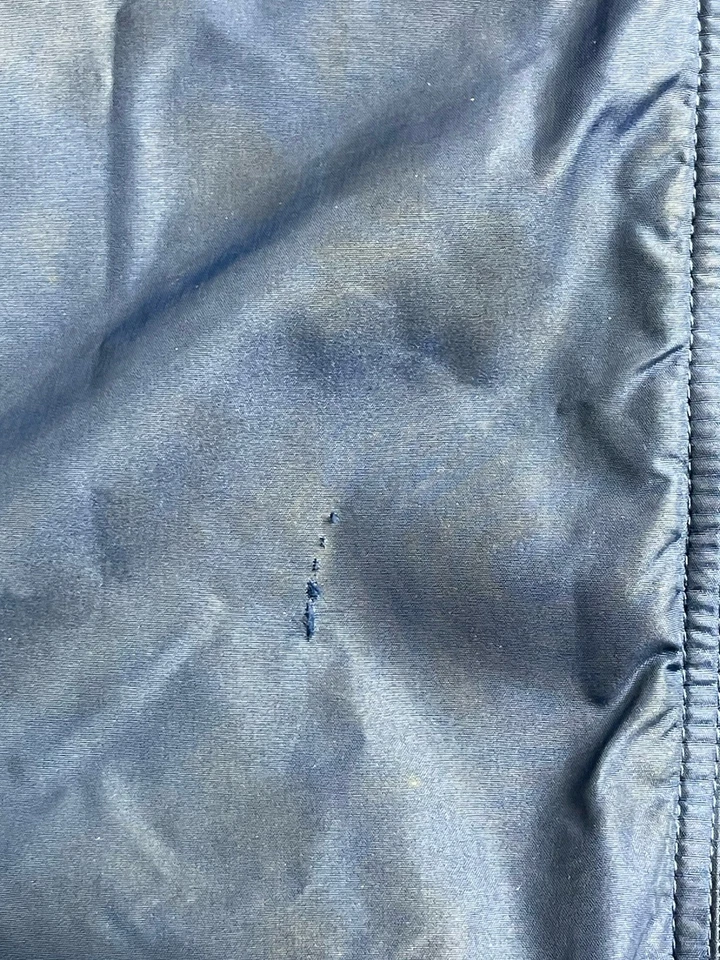 Chaqueta Bomber De Colección Patagonia Para Hombre Forrada de Vellón Azul Nylon Cremallera Talla Grande Foto 4 de 4