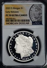 2023-S $1 MORGAN .999 SILVER DOLLAR PROOF ER KM# 110a NGC PF 70 UC A6492