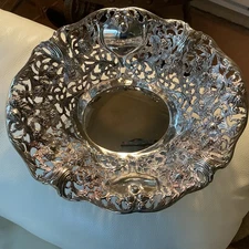 VTG Silverplate (Godinger) Ornate Serving Bowl Centerpiece