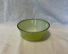 Fire King Fired On Green Cereal Chili Milk Glass Bowl Anchor Hocking Vintage MCM