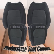 For 2015-2022 Chevy Canyon GMC Canyon Bottom/Top Replace Seat Cover Cloth Black