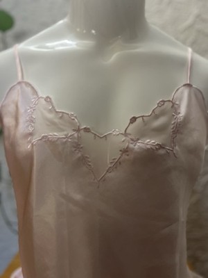 VTG Erika Taylor Intimates Pink Satin Slip Dress Nightgown Lace Trim HongKong | eBay VTG Erika Taylor Intimates Pink Satin Slip Dress Nightgown Lace Trim HongKong | eBay