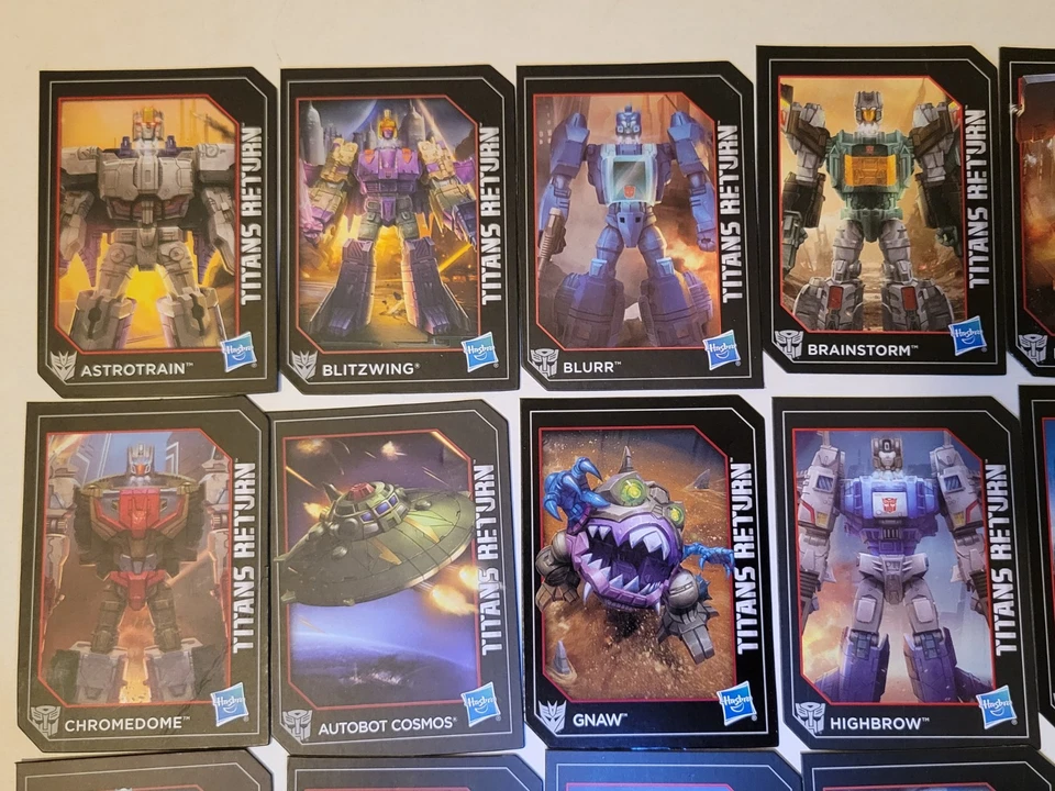 Lot of 28 Transformers TITANS RETURN CARDS 2017 Leader Voyager SEE DESCRIPTION - Image 2 of 4