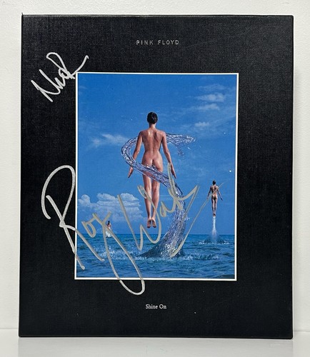 Pink Floyd Shine On 9 CD Box Set Signed By Roger Waters & Nick Mason JSA COA LOA