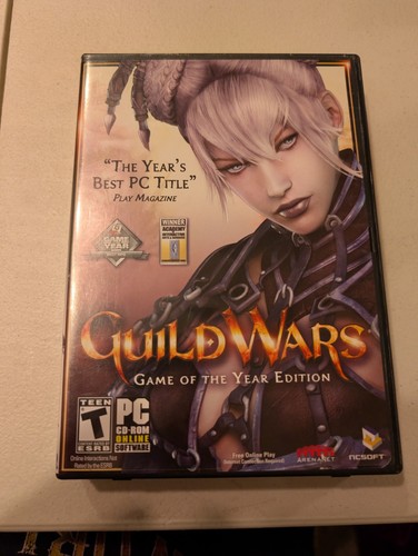 Guild Wars Game of the Year Edition for PC Complete w Opened Used Key Card