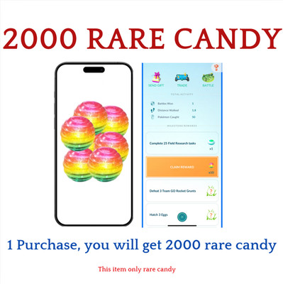 Pokémon ||- Rare Candy Reward -| 24hrDeliveryGuaranteed  Read_Description 