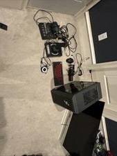 Gaming PC Full Setup Monitor Mouse Keyboard Microphone Good Working Condition