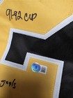 KEVIN STEVENS PITTSBURGH PENGUINS AUTOGRAPH SIGNED JERSEY BECKETT COA & JSA PUCK — photo 3