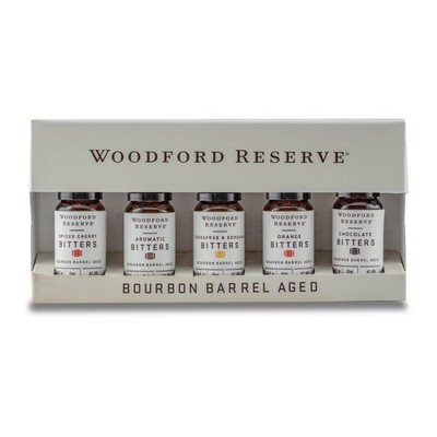 Woodford Reserve Bitters Dram Set 5 Pack 10ml Bottles Cocktail Bitters Kit
