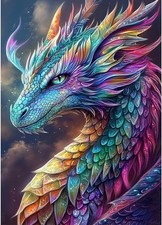 30x40CM Dragon Diamond Painting Kit Full Drill Art Canvas