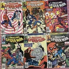 Amazing Spider-Man Lot #201-206 Punisher Black Cat Dazzler Marvel Bronze Age ASM