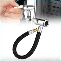 VentilverläNgerung Set 24Cm ReifenfüLler Schlauch Universal Adapter FüR Auto