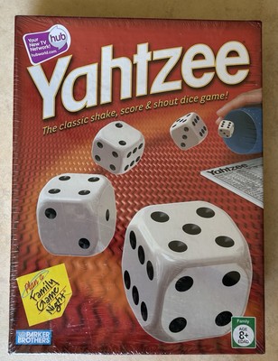 Yahtzee Classic Hasbro Dice Board Game BRAND NEW SEALED BOX