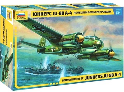 Zvezda Models Ju 88A-4 German Bomber (US IMPORT)