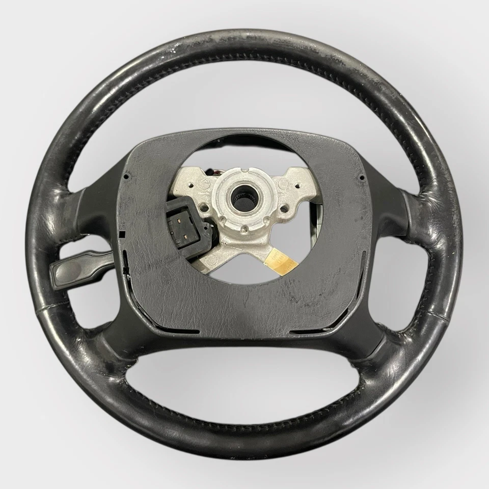 1998-2002 TOYOTA 4RUNNER VOLANTE DE COURO PRETO CRUZEIRO EQUIPADO USADO FABRICANTE DE EQUIPAMENTO ORIGINAL - Imagem 4 de 4