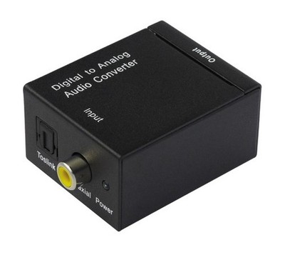 Dynavox Mini DAC II Digital Analog Wandler Audio Konverter Fernseher TV Toslink