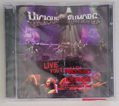 VICIOUS RUMORS LIVE YOU TO DEATH CD Pacheco Records Argentina