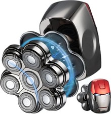 Upgraded Detachable Head Shaver for Bald Men 7D LED Display