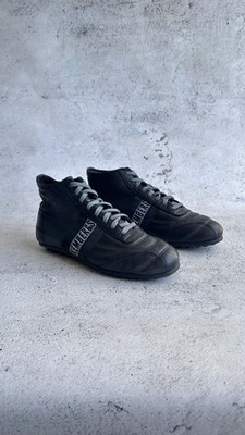 Dirk Bikkembergs 106 Archive Y2K Leather Soccer Shoes Sneakers Football Size 37