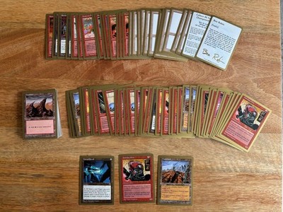 MTG Ben Rubin World Championship Deck 1998 Seattle – Sligh Red