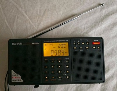 TECSUN PL398MP PLL DSP AM/FM Shortwave Dual Speaker Radio with MP3 via SD