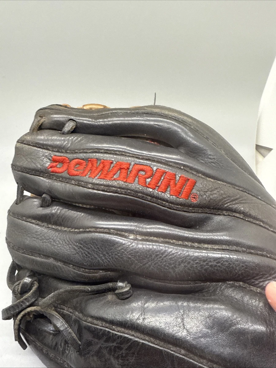 Gant de softball DeMarini Diablo 14 noir jaune adulte lancer main