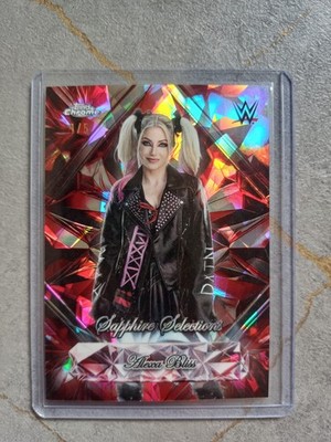 Alexa Bliss SS Red 1/5 & 3/5 Auto 2026 Topps Chrome WWE Sapphire