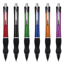 Retractable Ballpoint Pens Black Ink 1mm Medium Point Work Pen Smooth Writing...