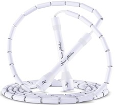 2.0 Beaded Jump Rope - Adjustable with Unbreakable Handles  Shatterproof Bea...