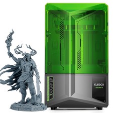 ELEGOO Saturn 4 MSLA Resin 3D Drucker,10 Zoll 12K HD Mono-LCD AI-Drucküberwachun