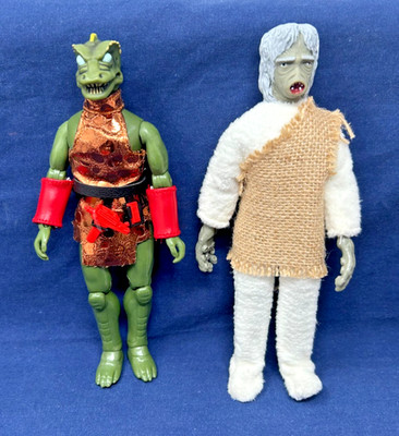 Star Trek Mego Gorn and Salt Monster Lot or 2 - 8'' Figures