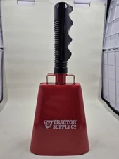 TailGate Game Time CowBell Red Fanatic Fan Noise Hand Held Spirit LOUD Defect