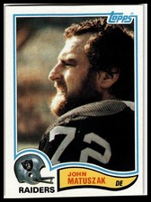 1982 Topps #195 John Matuszak