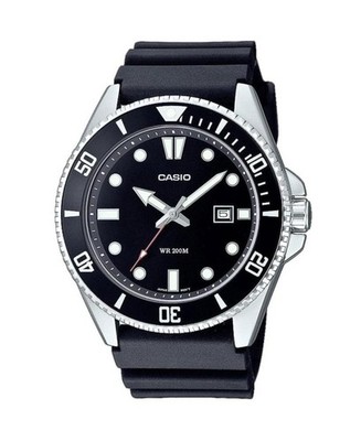 CASIO Men Analog Quartz Casual Watch Classic Dress Black Dial Waterproof Round S