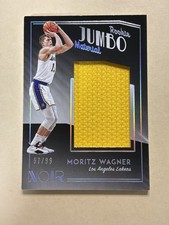 2018-19 Panini Noir Rookie Jumbo Material #/99 Moritz Wagner Game Used Patch