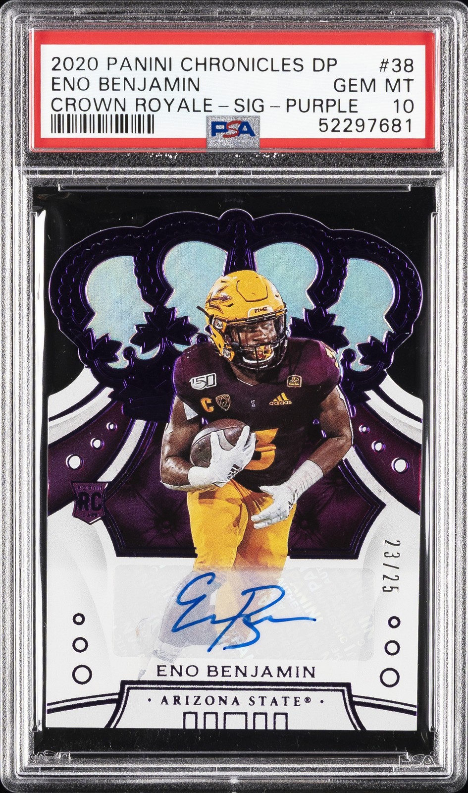 Eno Benjamin Panini Chronicles Draft Picks Crown Royale #38 Base