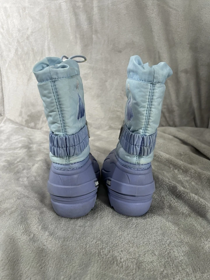 Disney x Sorel Juvenil 8 Talla Flurry Frozen Elsa Botas de Nieve Botas de Invierno Foto 4 de 4
