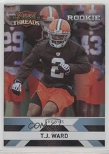 2010 Panini Threads Rookie Platinum Century Proof /25 TJ Ward #286 Rookie RC