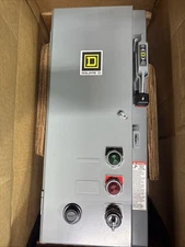 Square D Size 0 Combination Starter 120V coil 30 Amp MISSING STARTER