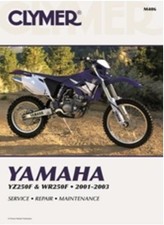 Clymer Repair Manuals YAMAHA WR250F 2001-2003...