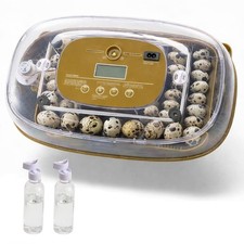 HIRALIY Incubator for Hatching Eggs, 48 Quail Capacity, Chicken & Quail Egg I...