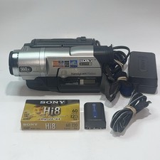 Sony CCD-TRV608 Handycam Hi8 Video Camcorder W/ Charger Battery Tape Tested READ