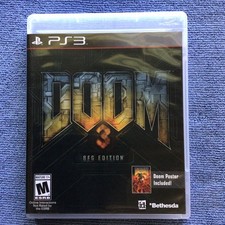 DOOM 3 BFG Edition with Poster - Sony PlayStation 3 Excellent Condition