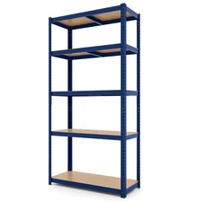 5 Tier Adjustable Garage Shelving Unit w/ 2000 lbs Max Load for Warehouse