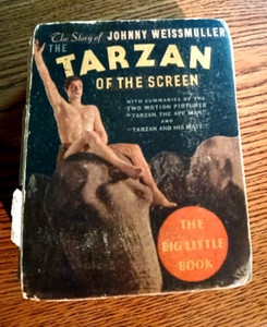Lot of 2Johnny Weissmuller Tarzan VINTAGE1934 +Blondie Whitman Big Little Books