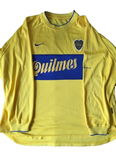 Boca Juniors 1996 Olan Home Soccer Jersey Men's M Maradona