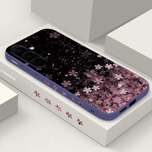 For Samsung A34 A54 A25 A53 S24 S23 S22 Ultra Shockproof Slim TPU Flower Cover - Picture 15 of 17
