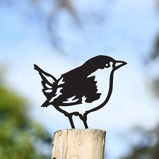 Steel Wren Fence Topper in Black