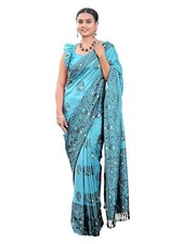 Women's Banarasi Woven Saree with Heavy Jacquard Work saree with Blouse Piece
